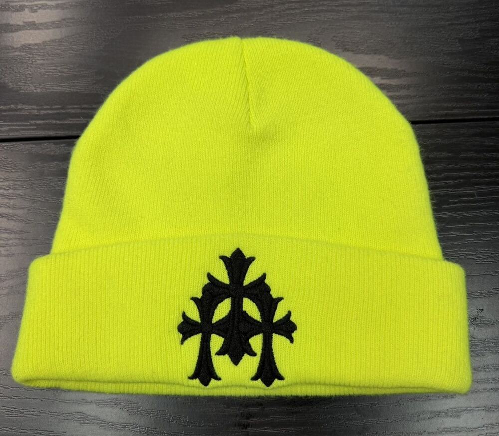Chrome Hearts Triple Cross Neon Beanie